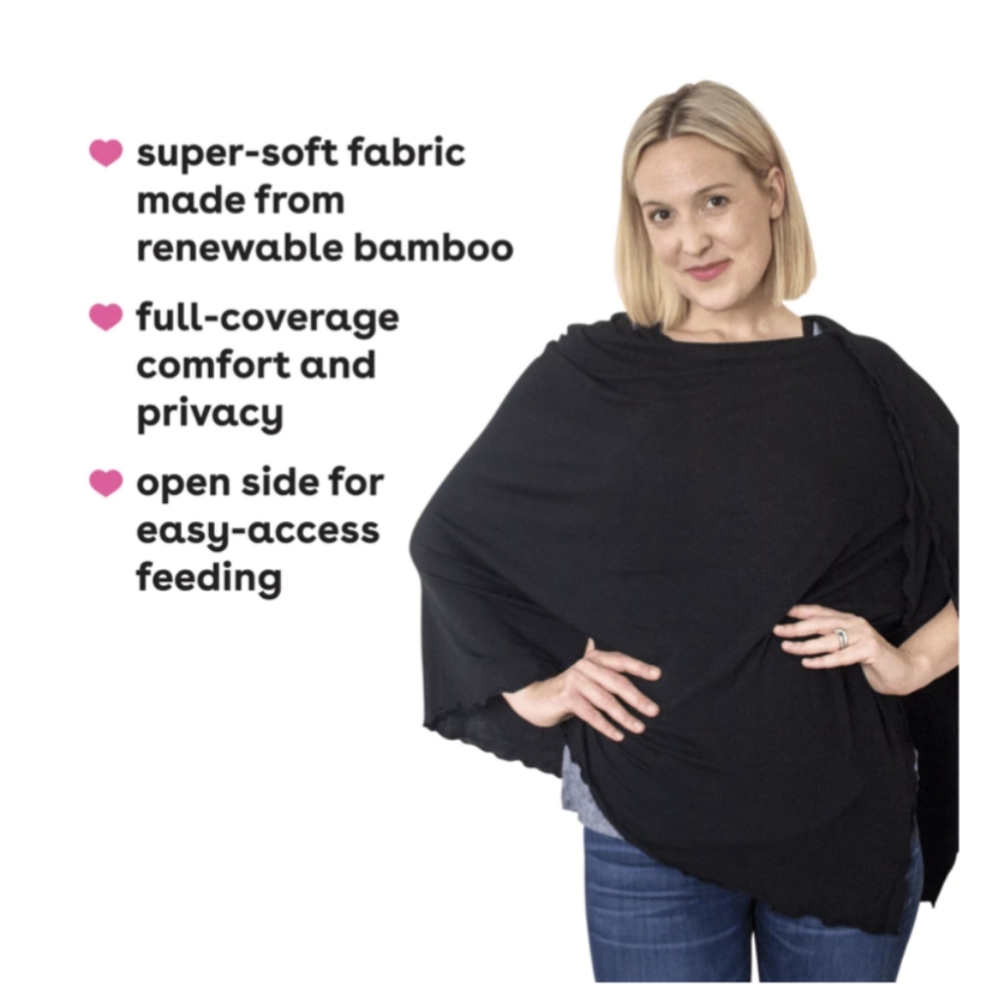 Bamboobsies nursing shawl